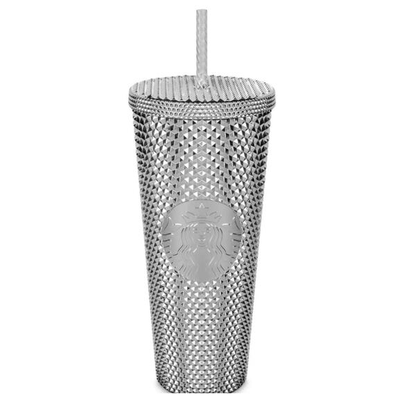 2023 Disney Parks 100th Anniversary Mickey Silver Studded Starbucks Tumbler Cup - Picture 6 of 7